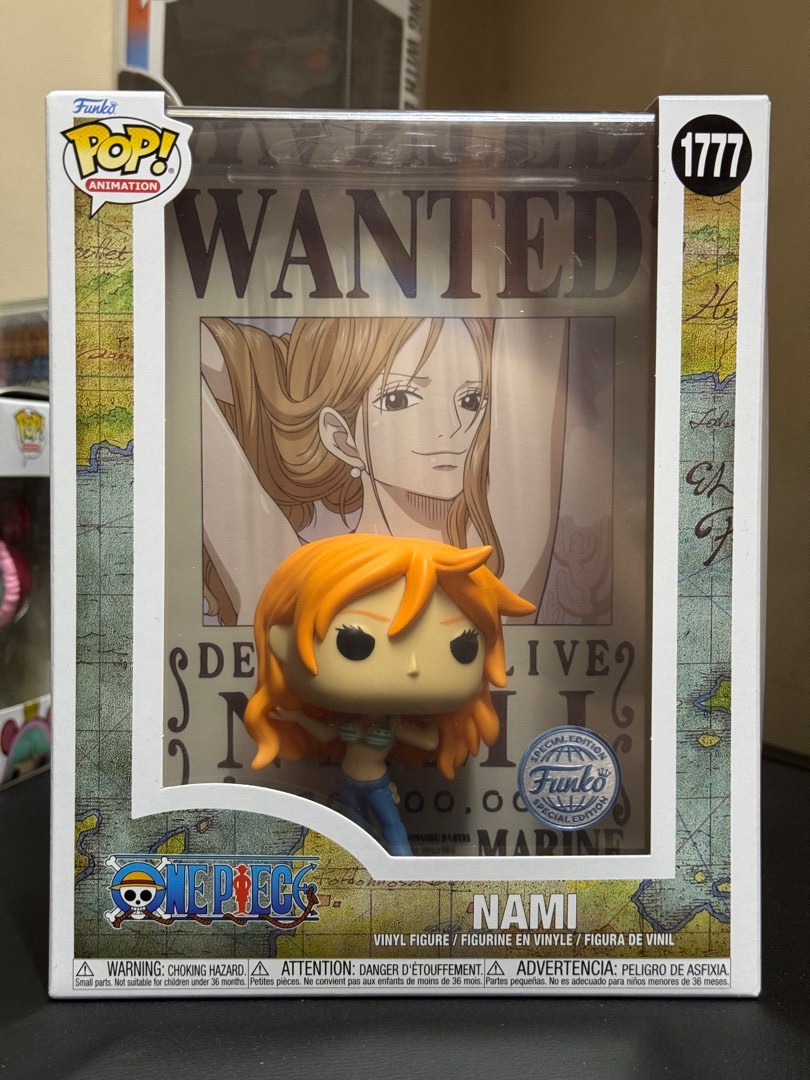 Funko Pop! One Piece Nami #1777 – Édition Spéciale Avec Wanted Poster – Neuf