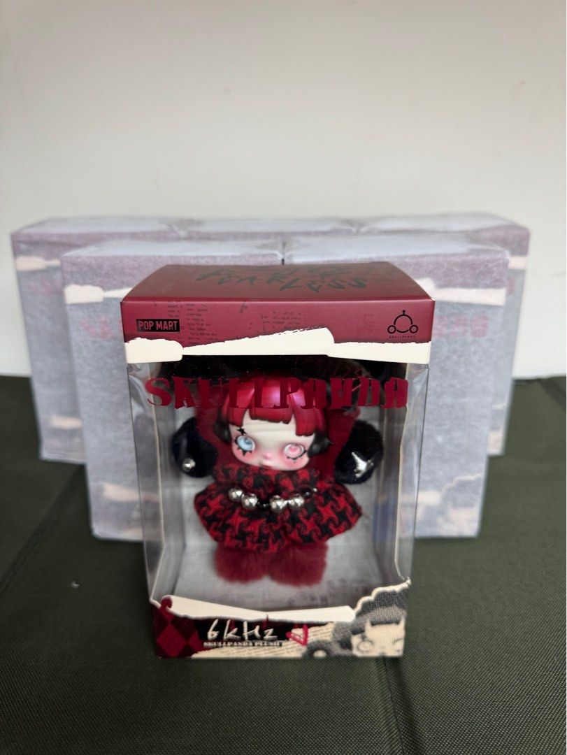 SKULLPANDA PLUSH 6kHz ヨーロッパ限定 POP MART SKULLPANDA Plush-6kHz, Europe Limited – WHOOPEA