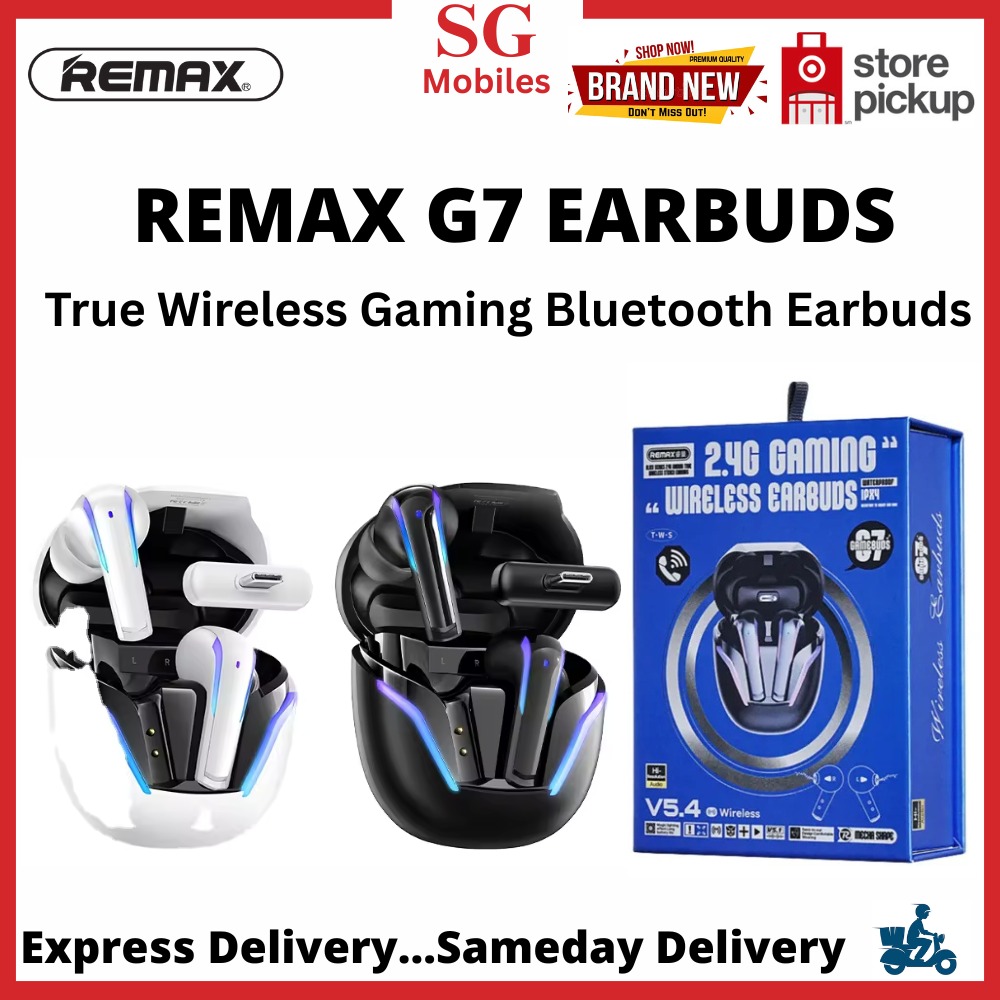 REMAX Gamebuds G5 Thunder Zinc Alloy Noise Reduction Wireless Bluetooth Music Earphones(Black) main image 1