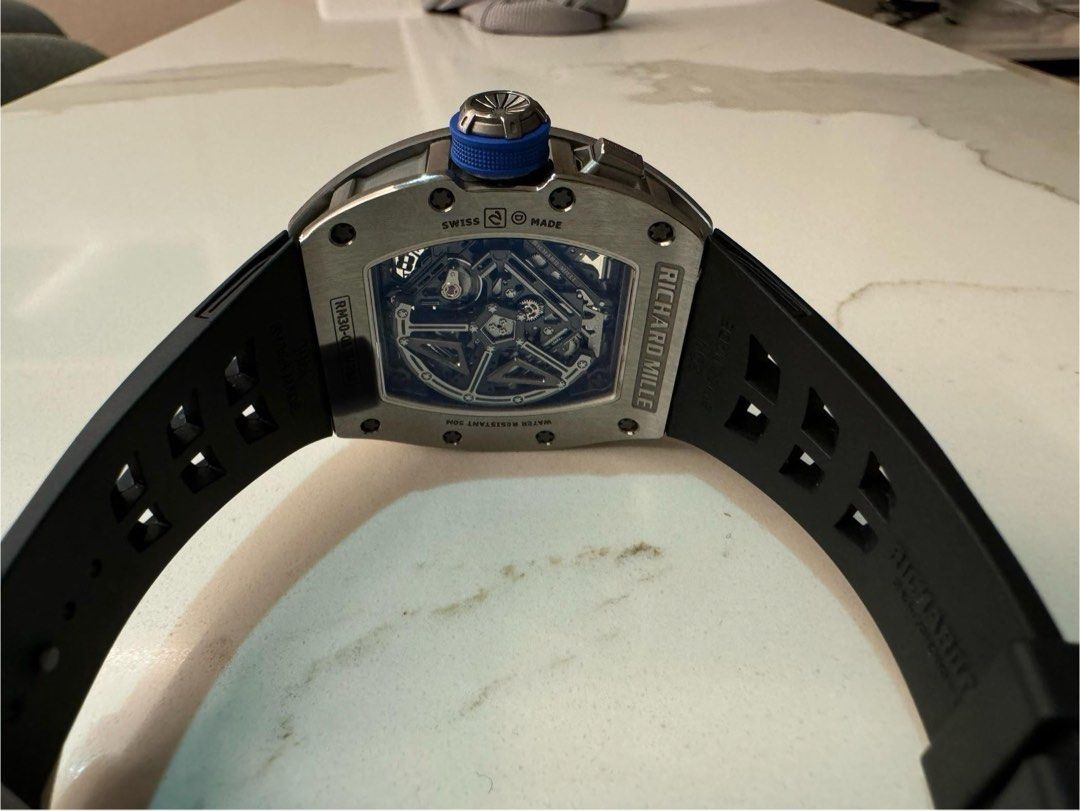 Richard Mille 2024 RM 30-01 Titanium (Category: Luxury Watches) located in Pasig City. Submitted by Watchaholics (Listing ID 1359523270, Image 2). Description: Richard Mille 2024 RM 30-01 Titanium 2024 year model Complete full set ON HAND Manila 9.8/10 Condition For 14.9M You may DM or contact @ 09615077138 Thanks admin😉.
