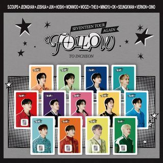 Seventeen Tour ‘Follow’ Again to Incheon Namane Card (Hoshi and Wonwoo)