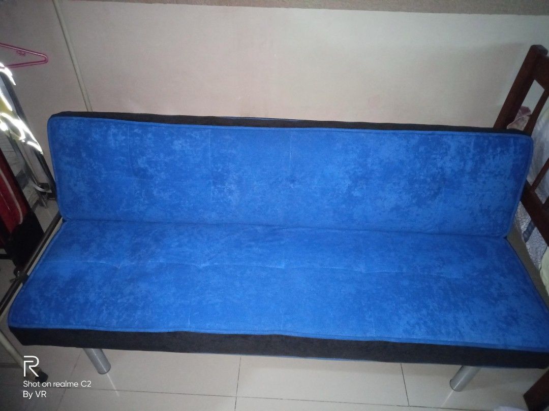Sofa Bed Soft Fabric PreLoved Almost New Almost Unused (Category: Sofas) located in Manila. Submitted by fr33_lance (Listing ID 1359602645, Image 3). Description: Sofa Bed Soft Fabric 4 Seaters 5.5 feet x 3 feet PreLoved Almost New Almost Unused ***Digital Payment only !!! ***No to Cash Transactions !!! ***Sure Buyers only !!!.