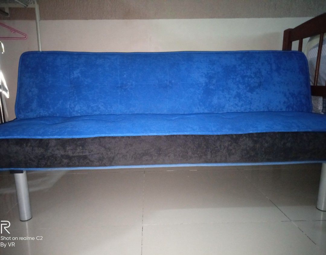 Sofa Bed Soft Fabric PreLoved Almost New Almost Unused (Category: Sofas) located in Manila. Submitted by fr33_lance (Listing ID 1359602645, Image 2). Description: Sofa Bed Soft Fabric 4 Seaters 5.5 feet x 3 feet PreLoved Almost New Almost Unused ***Digital Payment only !!! ***No to Cash Transactions !!! ***Sure Buyers only !!!.