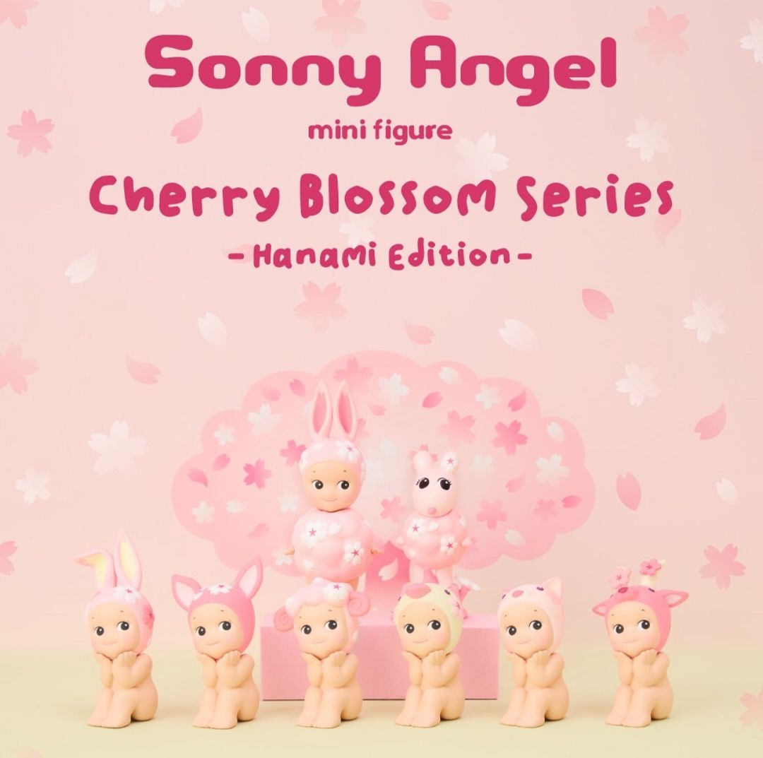 Sonny Angel Cherry Blossom Hanami Edition (Category: Designer & Blind Box Toys) located in Quezon City. Submitted by hellolili21 (Listing ID 1359511490, Image 2). Description: Opened box sealed foil Avail: Rabbit (1:1 kiss kiss series fennec 1500 set) Goat 📍QC.