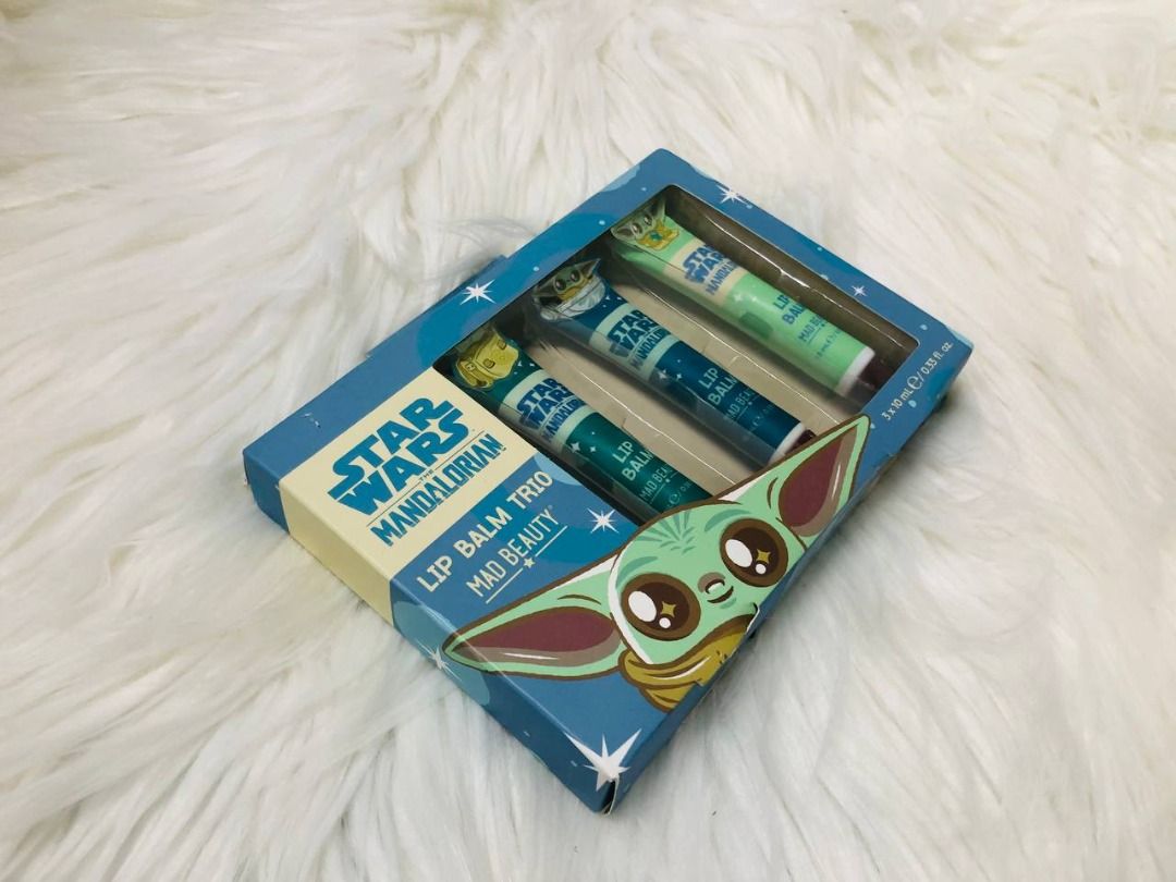 Star Wars (3 lip Balm) assorted (Category: Makeup) located in Quezon City. Submitted by californilaph (Listing ID 1359560320, Image 2). Description: - Star Wars The Mandalorian lip balm trio by Mad Beauty. - Accepted Payment is through Bank or Gcash. .