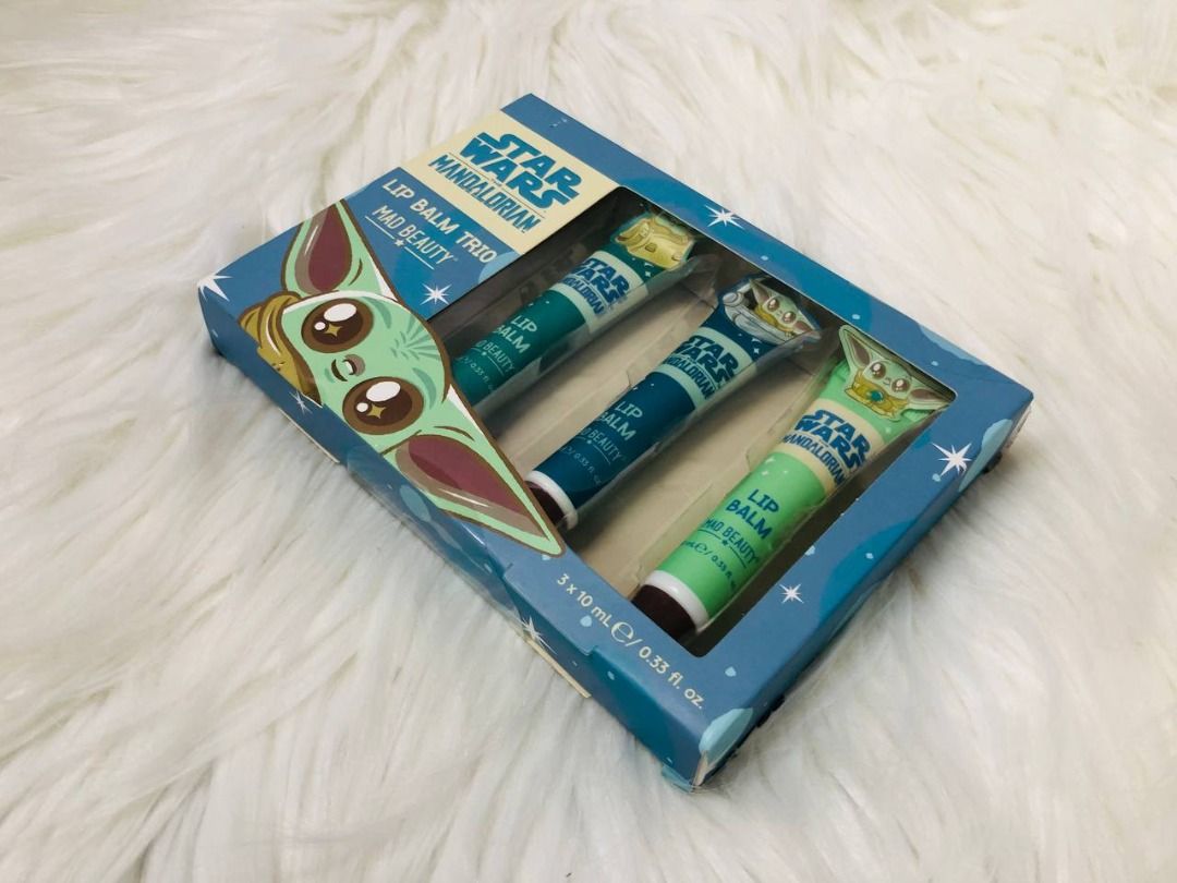 Star Wars (3 lip Balm) assorted (Category: Makeup) located in Quezon City. Submitted by californilaph (Listing ID 1359560320, Image 3). Description: - Star Wars The Mandalorian lip balm trio by Mad Beauty. - Accepted Payment is through Bank or Gcash. .
