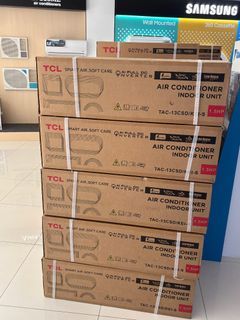 TCL AI FULL DC INVERTER SPLIT TYPE AIRCON BRANDNEW SEALED UNITS W/WARRANTY