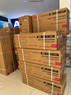 TCL AI FULL DC INVERTER SPLIT TYPE AIRCON BRANDNEW SEALED UNITS W/WARRANTY