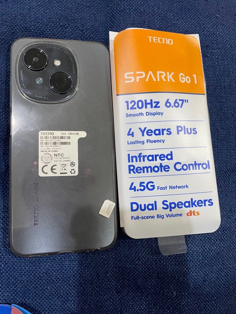 TECHNO SPARK GO 1 (Category: Android Others) located in Manila. Submitted by gloryannma04728 (Listing ID 1359614446, Image 3). Description: LIKE NEW TECHNO SPARK GO 1 makinis na makinis pwede sa maarte within warranty bought january 2025 sa market market may resibo pa. RFS: upgraded to iphone .