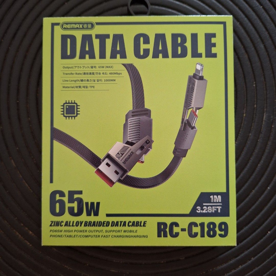 Type C cable (Category: Other Mobile & Gadget Accessories) located in Singapore. Submitted by ngantzechong (Listing ID 1359558929, Image 1). Description: multi combination charging cable.