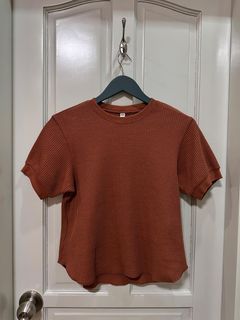 Uniqlo Terracotta Brown Blouse