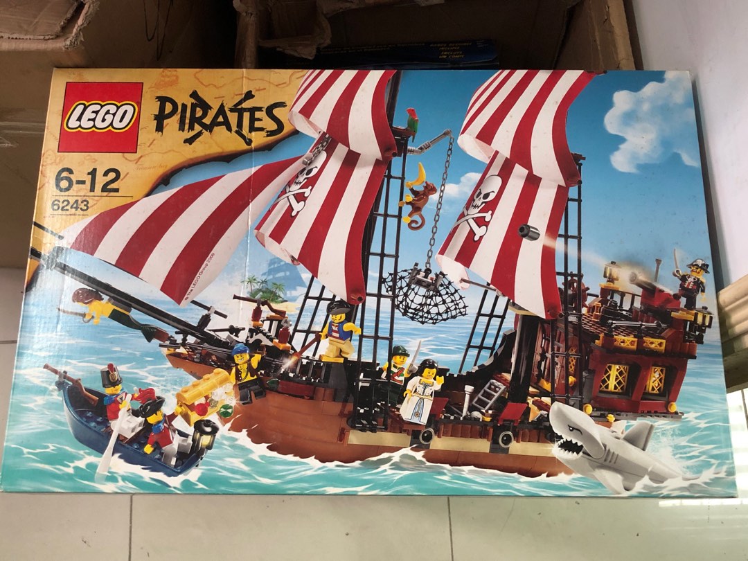 全新 樂高 LEGO 6243 Pirate Brickbeard Bounty 海盜船, 興趣及遊戲, 玩具 & 遊戲類 - Carousell