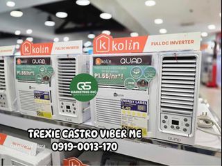 ❄️ KOLIN WINDOW TYPE FULL DC INVERTER AIRCON KAG75WCINV KAG100WCINV KAG145WCINV KAG200WCINV KAG250WCINV ❄️
