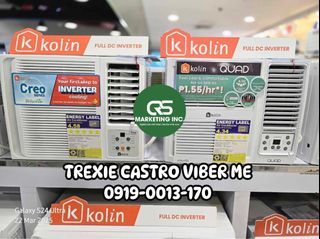 ❄️ KOLIN WINDOWTYPE FULL DC INVERTER AIRCON CREO MODEL KA75MCARINV32 KA100MACRINV32 KA150MCARINV32 KA200MCARINV32  2025 MODEL ❄️