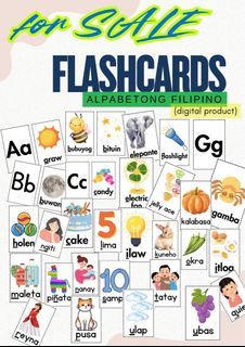Alpabetong Filipino Flashcards (digital product)