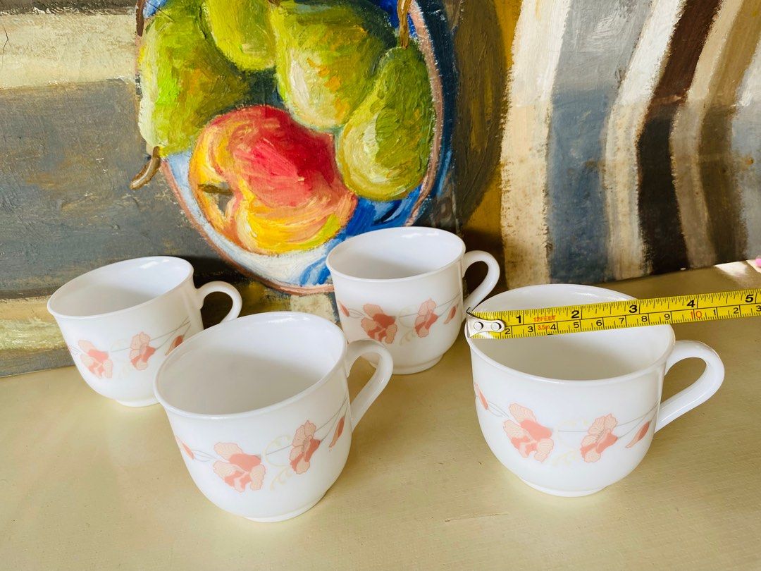 Arcopal cups (Category: Coffee & Tea Tableware) located in Manila. Submitted by clarisasan19348 (Listing ID 1359685758, Image 2). Description: 4pcs fr US.