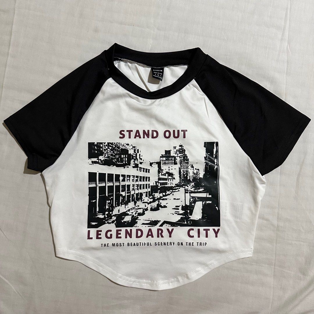 Basic White Tee (Category: Shirts) located in Cainta. Submitted by gentlereckless07 (Listing ID 1359686566, Image 1). Description: Brandnew Shein Basic Crop White Tee - small on tag - comfy fabricC stretchy .