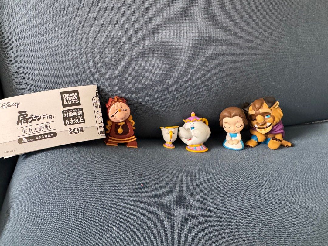 Beauty and the Beast gashapon (Category: Designer & Blind Box Toys) located in Singapore. Submitted by sc77sc77 (Listing ID 1359681382, Image 2). Description: Beauty and the Beast gashapon Sell as a set only.