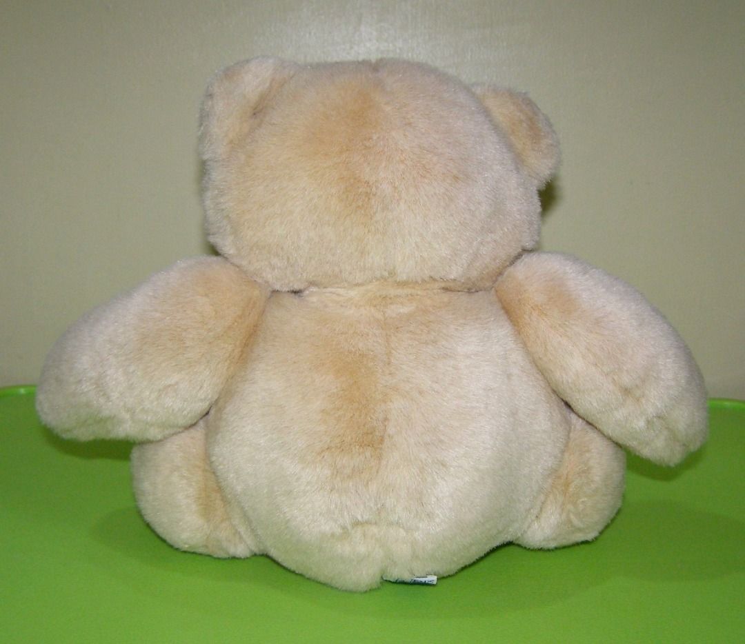 Big ANDREW BROWNSWORD “Forever Friends” Teddy Bear (Category: Plushies & Soft Toys) located in Cebu City. Submitted by smartvogue (Listing ID 1359787158, Image 3). Description: Like new except for a tiny scrape on the nose. Approximately measures 12" x 12" x 5". Please see battery for sizing reference. From my collection!.