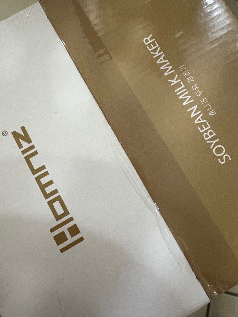 BRANDNEW HOMNIZ Soybean Milk Maker (Category: Other Kitchen Appliances) located in Pasig City. Submitted by affordco (Listing ID 1359665366, Image 3). Description: .