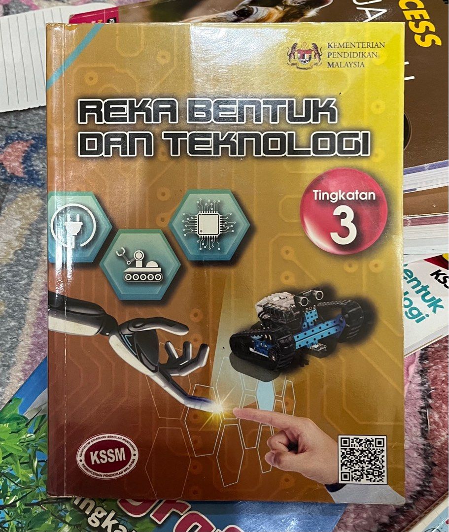 BUKU TEKS REKA BENTUK DAN TEKNOLOGI TINGKATAN 3, Hobbies & Toys, Books