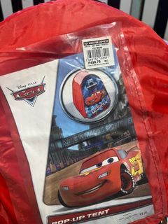 Camping pop up tent for kids/toddles cars macqueen