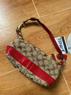 Coach Brown Monogram Small Pochette