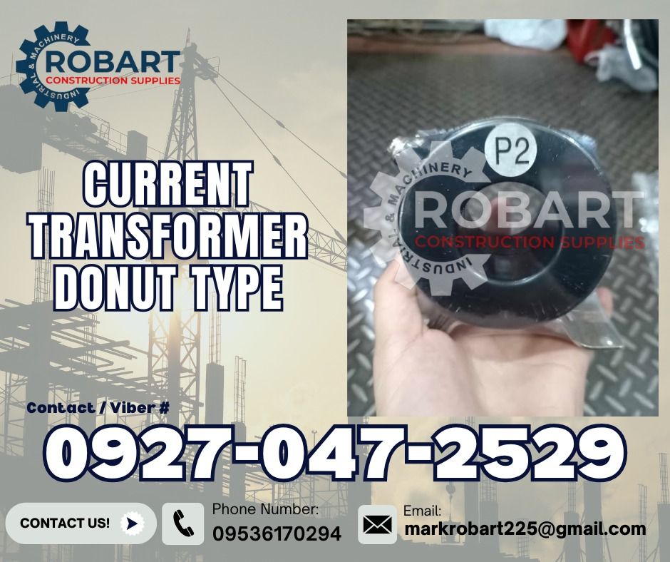 Current Transformer Donut Type (Category: Looking For) located in Manila. Submitted by mark.robart527 (Listing ID 1359724428, Image 1). Description: Current Transformer Donut Type 𝑹𝑶𝑩𝑨𝑹𝑻 𝑪𝑶𝑵𝑺𝑻𝑹𝑼𝑪𝑻𝑰𝑶𝑵 𝑺𝑼𝑷𝑷𝑳𝑰𝑬𝑺 Office Address: 1405 Yuseco St. Sta Cruz Manila SEND US MESSAGE FOR INQUIRIES ‼️ ‼️ Glbe - (𝟢𝟫𝟤𝟩-𝟢𝟦𝟩-𝟤𝟧𝟤𝟫) T.M. - (𝟢𝟫𝟧𝟥-𝟨𝟣𝟩-𝟢𝟤𝟫𝟦) Vibr - (𝟢𝟫𝟤𝟩-𝟢𝟦𝟩-𝟤𝟧𝟤𝟫) Landline: (𝟩𝟩𝟦𝟨-𝟨𝟤𝟦𝟪)
