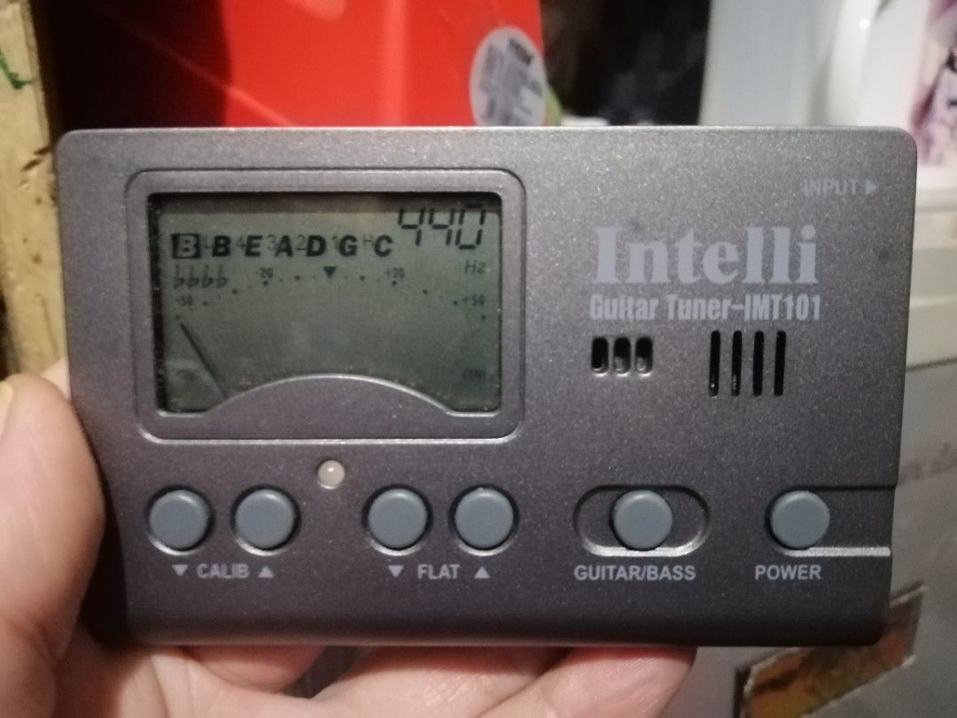 Digital Tuner for Guitar (Category: Other Audio Equipment) located in Baguio. Submitted by boxmania (Listing ID 1359721760, Image 1). Description: preloved, like new battery-operated Seller Location: Baguio City Mode of delivery/shipping: Flash or J&T Mode of payment: Gcash Shipping fee will be charged to the buyer. Payment first before shipping..