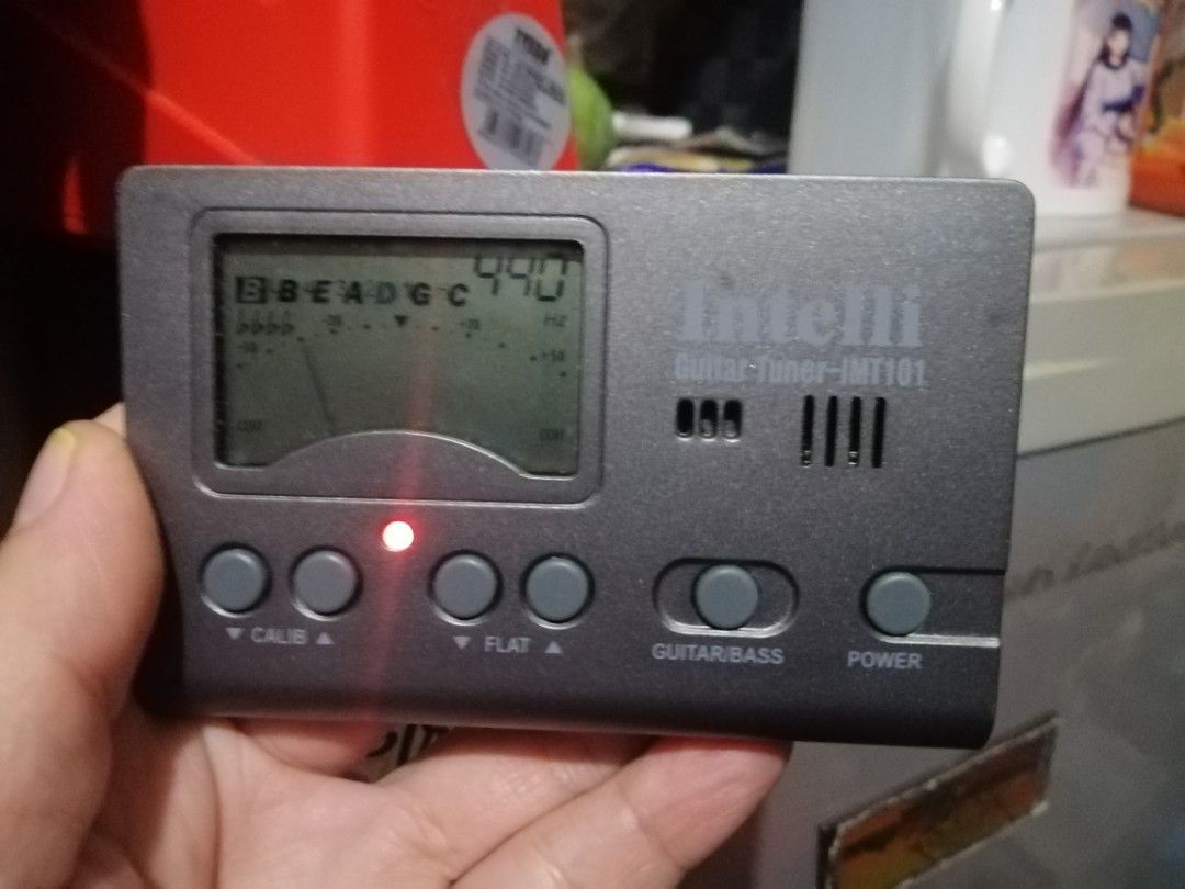 Digital Tuner for Guitar (Category: Other Audio Equipment) located in Baguio. Submitted by boxmania (Listing ID 1359721760, Image 2). Description: preloved, like new battery-operated Seller Location: Baguio City Mode of delivery/shipping: Flash or J&T Mode of payment: Gcash Shipping fee will be charged to the buyer. Payment first before shipping..