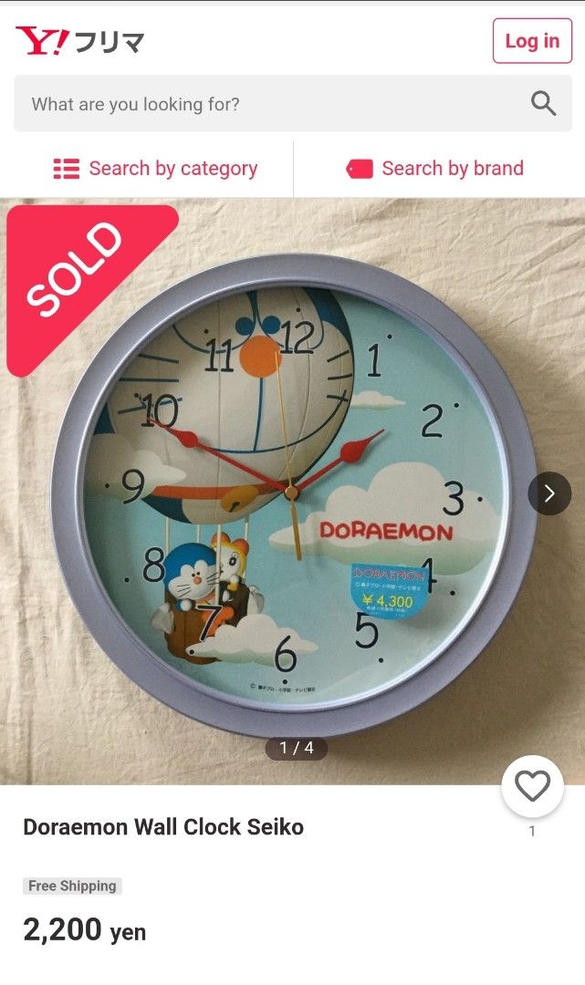 Doraemon Wall Clock (Category: Clocks) located in Bulacan. Submitted by ourdailyfinds (Listing ID 1359697744, Image 2). Description: ✨ Doraemon Timepiece Magic! ⏰💙 ✨ Add a touch of nostalgia and fun to your space with this adorable Doraemon Wall Clock! Featuring your favorite robotic cat soaring in a hot air balloon, this clock is a whimsical blend of function and charm. 🕰 Features: ✔️ Vibrant Doraemon design 🎈 ✔️ Easy-to-read numbers 📅 ✔️ Pe