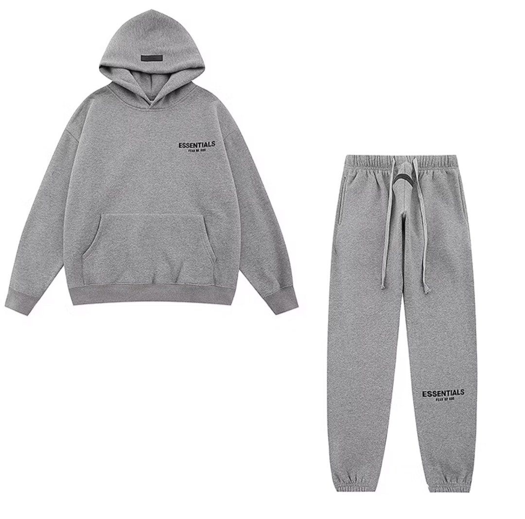 Essentials Hoodie & Jogger Set (Category: Sets & Coordinates) located in Valenzuela. Submitted by cleosclosetmnl (Listing ID 1359721026, Image 2). Description: Essentials Hoodie & Jogging Pants Set - Available for Pre-order ⟡ One week more or less ETA ✈️ ⟡ Good quality guaranteed 💯 ⟡ Sizes: s-xl ⟡ Via Lalamove or J&T ⟡ dm for more inquiries 📩 💸 ₱3,000 only! Strictly 50% DP for every purchase — no cancellation, if yes it’s not refundable! (No r