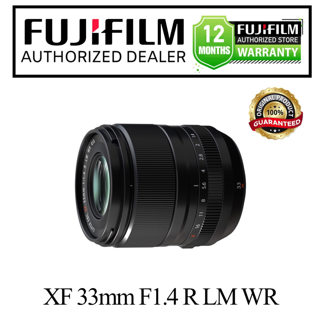 Fujifilm Fuji XF 33mm F1.4 R LM WR Lens, Photography, Lens & Kits on ...