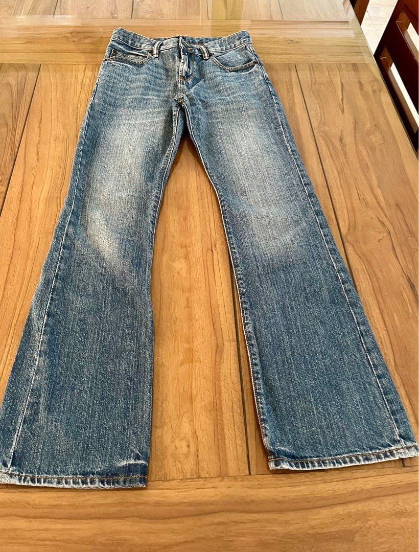 Gap Denim Jeans for Kids (Category: Babies & Kids Fashion) located in Quezon City. Submitted by aaa13 (Listing ID 1359694745, Image 1). Description: Gap Kids Boot Cut Denim Jeans Adjustable waist US Size 14.
