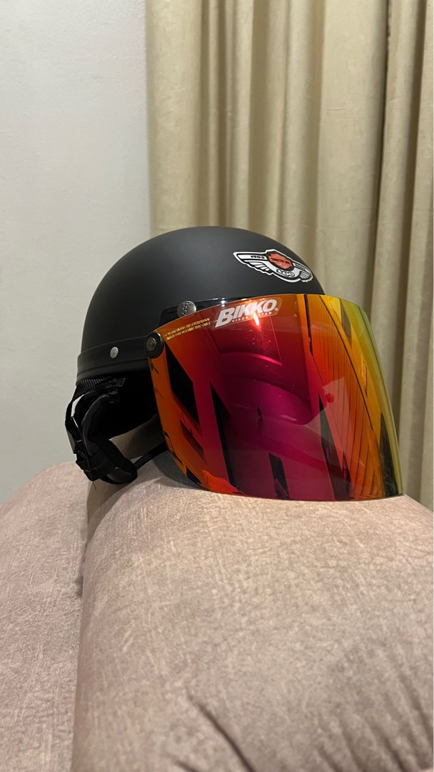 Helmet MHR III (3) MATT BLACK MHR half Cut Motorbikes on Carousell