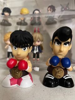 Ippo Makunouchic and Mamoru Takamura - Retro Wind-Up Anime Figure