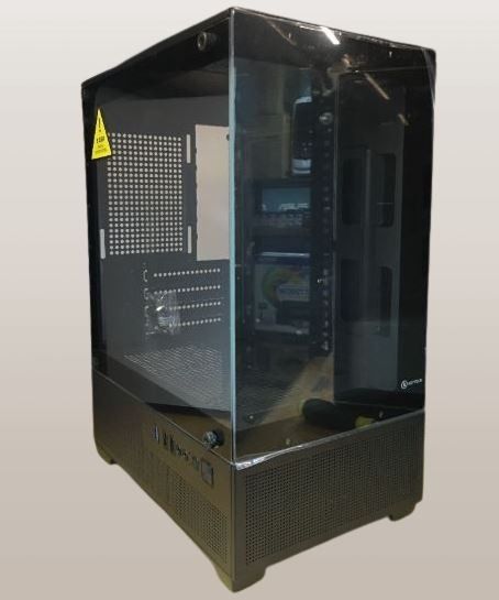 Keytech Robin View / CVS 501 Micro ATX Tempered Glass Front and Side w ...