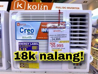 Kolin 1HP Inverter Aircon
