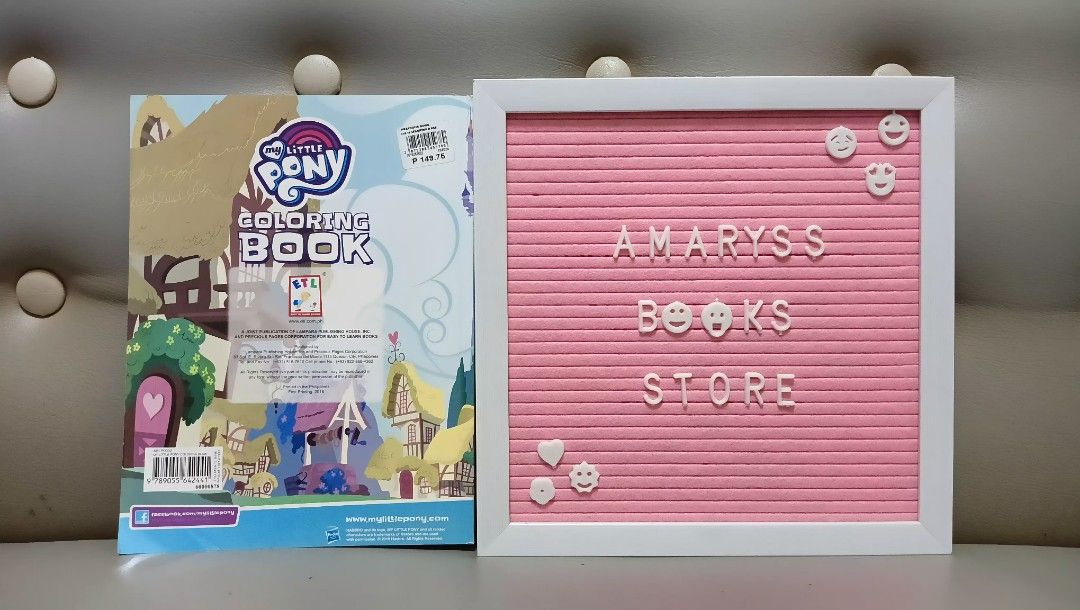 Little Pony Coloring books (Category: Children's Books) located in Marikina City. Submitted by brigitte_29 (Listing ID 1359740523, Image 3). Description: Little Pony Coloring books Mall pull out Thick coloring book.
