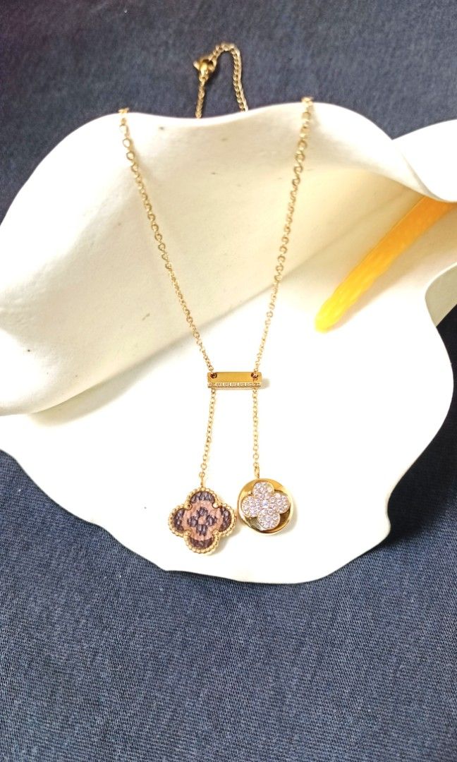 Lv necklace from japan (Category: Luxury Accessories) located in Quezon City. Submitted by liambags (Listing ID 1359668471, Image 3). Description: Lv necklace from japan no flaws with stamp size 18 inches adjustable up to 20 with gift box kindly pm me.