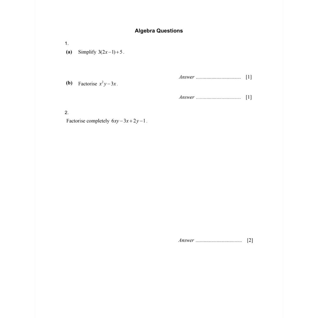 MATH | TOP RAFFLES STUDENT Lower Secondary/Sec 1 & 2 MATH PACKAGE (Topical Notes/Practices/Textbooks/Express G3, IP, G2 MATH Worksheets) Secondary 1 Math Secondary 2 Math Sec 1 Sec 2 (Category: Assessment Books) located in Singapore. Submitted by biscuitnotes (Listing ID 1292504114, Image 3). Description: LOWER SECONDARY MATH PACKAGE CREATED BY TOP STUDENT FROM RAFFLES! ❗️WHY BUY FROM ME? To parents: Sometimes you may feel that your child looks l
