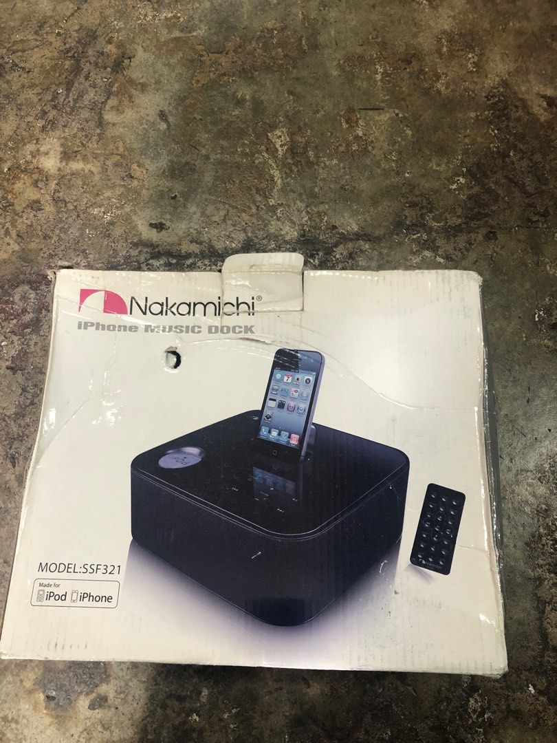 Nakamichi radio/ipod dock (Category: Soundbars, Speakers & Amplifiers) located in Baguio. Submitted by nalyns_unique_finds (Listing ID 1359845304, Image 1). Description: .