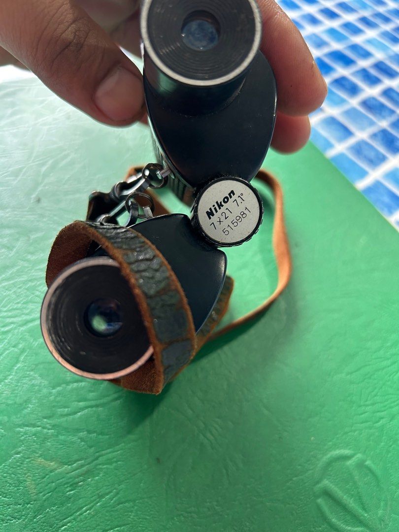 Nikon binocular (Category: Hiking & Camping) located in Manila. Submitted by pooldepot011304 (Listing ID 1359681574, Image 2). Description: Niko binocular Made in japan 7x2’ Serial:515981.