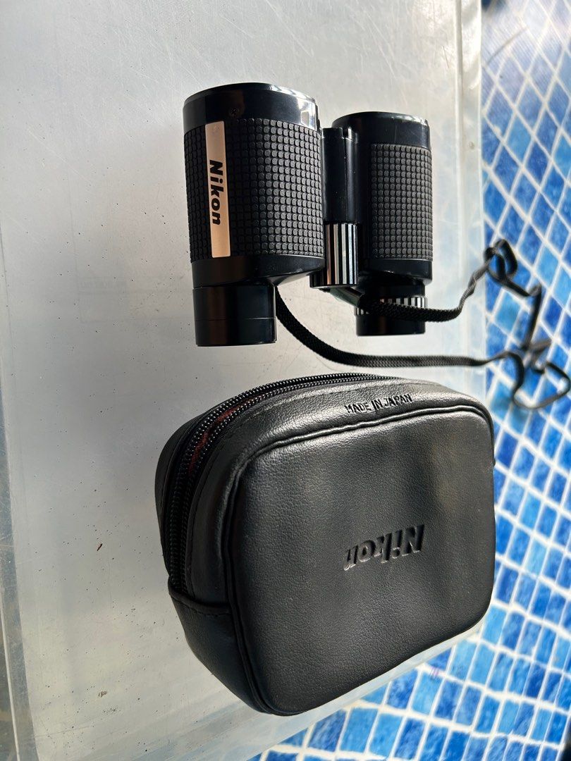 Nikon binocular (Category: Hiking & Camping) located in Manila. Submitted by pooldepot011304 (Listing ID 1359683218, Image 1). Description: Nikon binocular Made in japan With pouch nikon 6x18 8 Serial:697985.