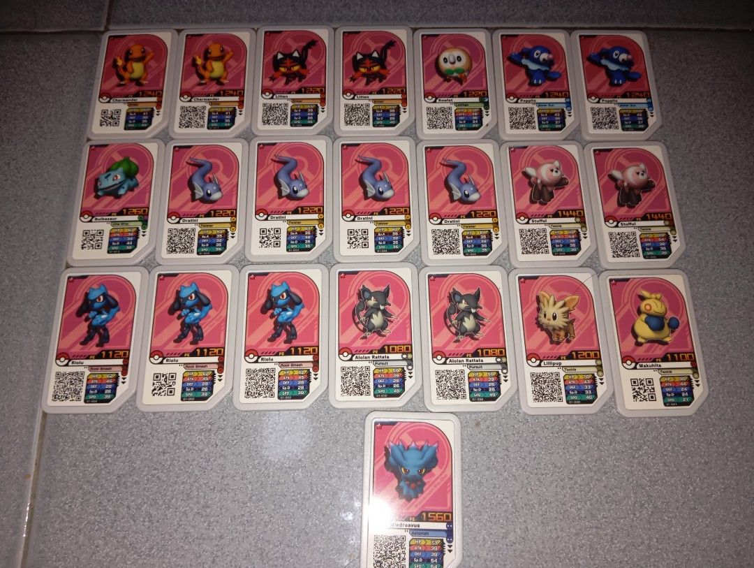 Pokemon Ga-Ole Gaole Chips 75 Pcs (Category: Raw Singles) located in Cabanatuan. Submitted by collectionsoflen (Listing ID 1359695269, Image 2). Description: Pokemon Ga-Ole chips! First picture - 10 Pesos each Second and Third picture - 5 Pesos each If buying all we can negotiate just send a dm RFS: DECLUTTERING AND NEED FUNDS BADLY MOD:J&T or LBC MOP: STRICTLY GCASH ONLY.