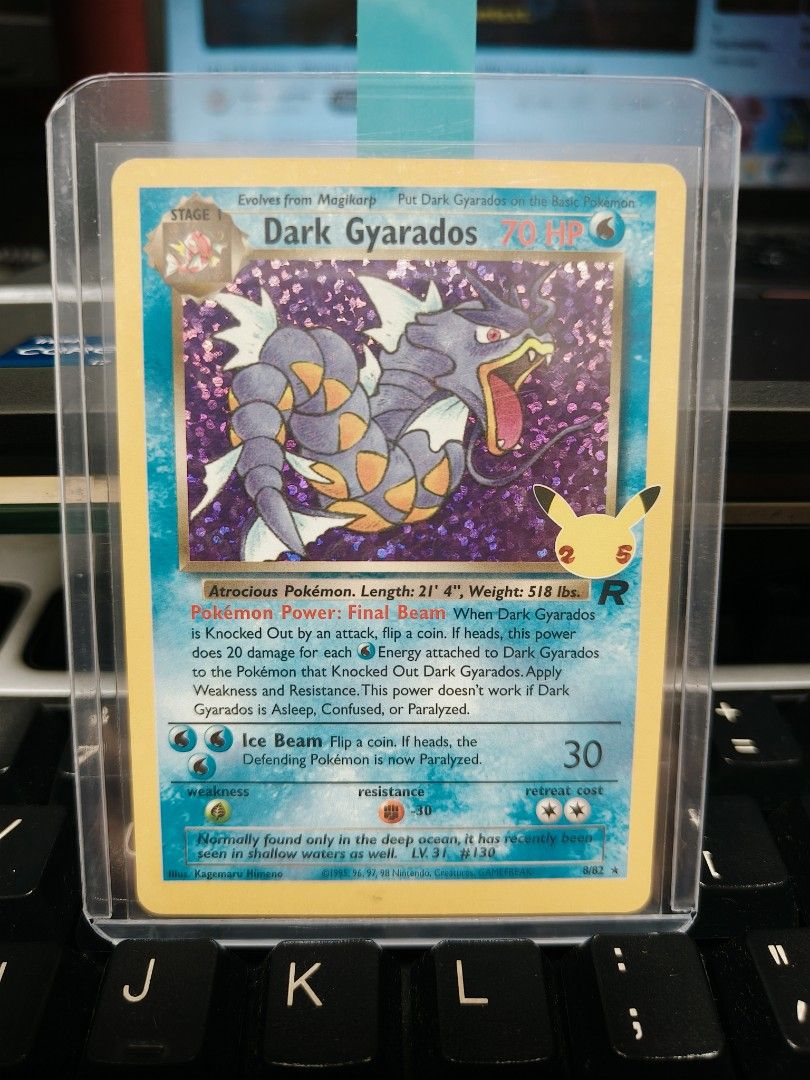 Pokémon karta Dark Gyarados (CEL TR 8) - Celebrations
