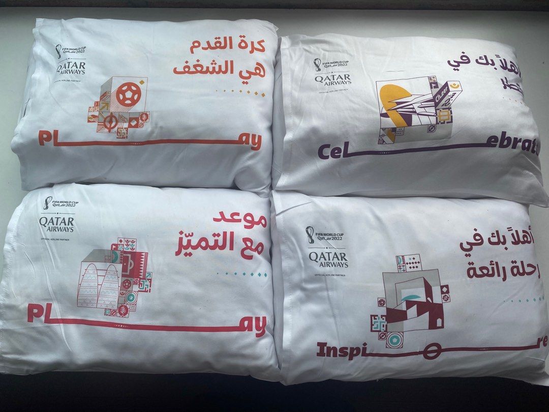 Qatar Airways Business Class FIFA World Cup Qatar 2022 Pillow ...