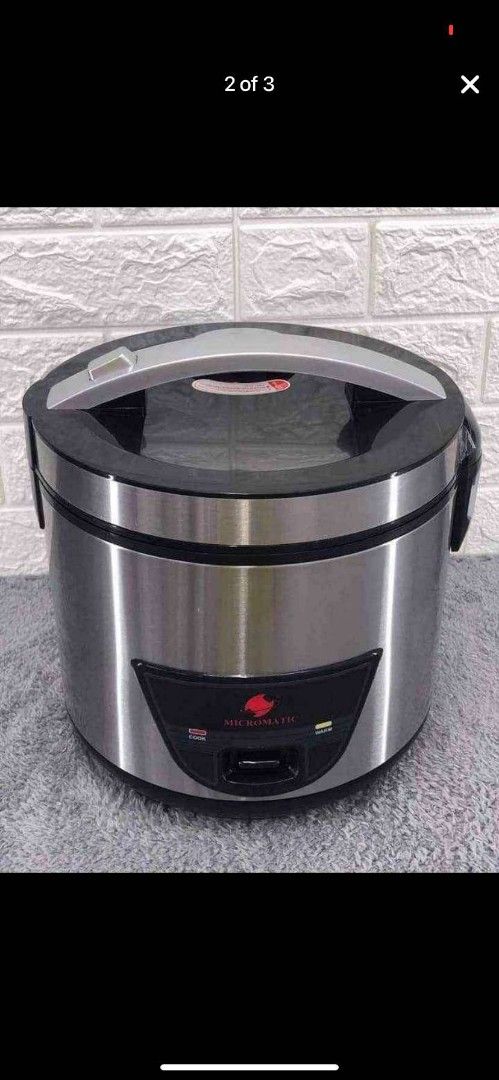 RICE COOKER Jar type (Category: Cookers) located in Manila. Submitted by dolorchris69891 (Listing ID 1359708713, Image 1). Description: Rice cooker Jatlr type micromatic brand 1.5L -1500 1.8L - 1700 Imus and Manila.