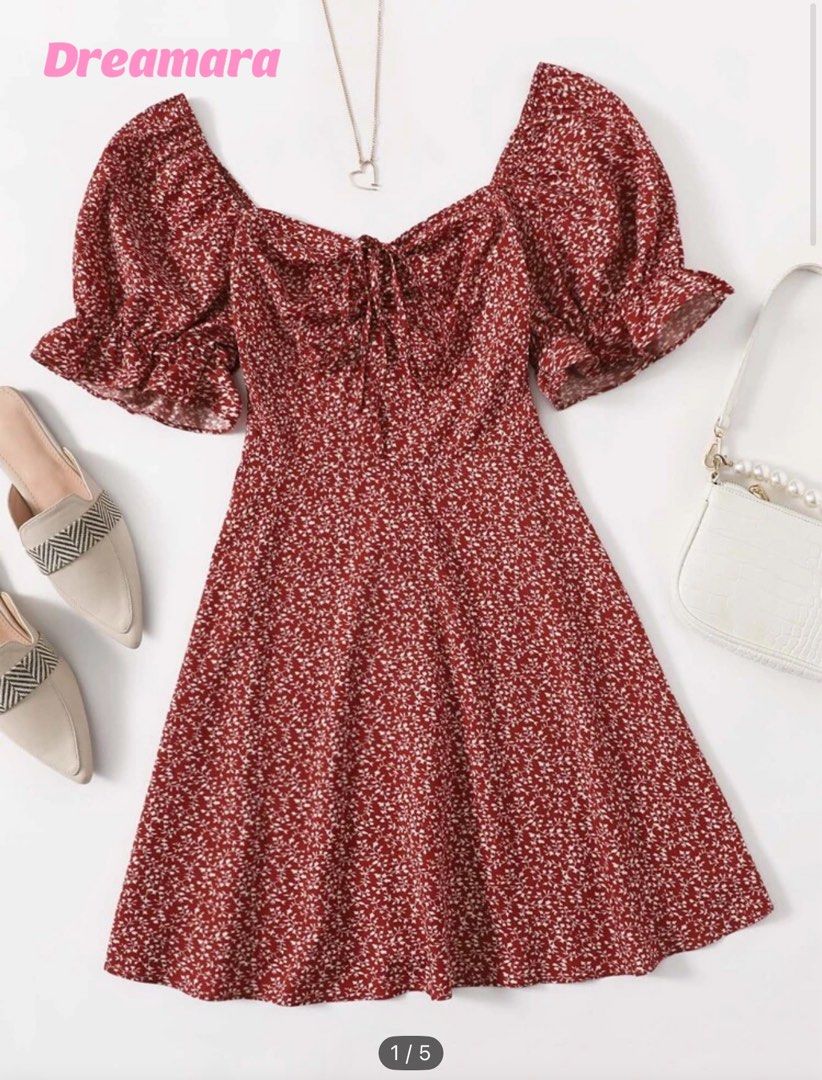 Short Red Summer Dress (Category: Dresses) located in Cebu City. Submitted by cosmopolitan_source (Listing ID 1359726863, Image 1). Description: - never worn! - rfs: clearing out closet - pristine condition.