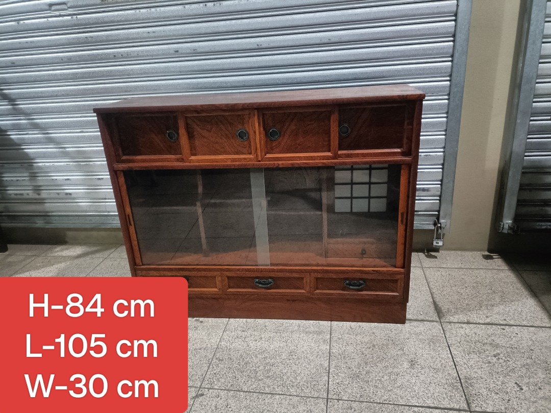 Traditional Japanese lateral display cabinet japan surplus, Furniture ...